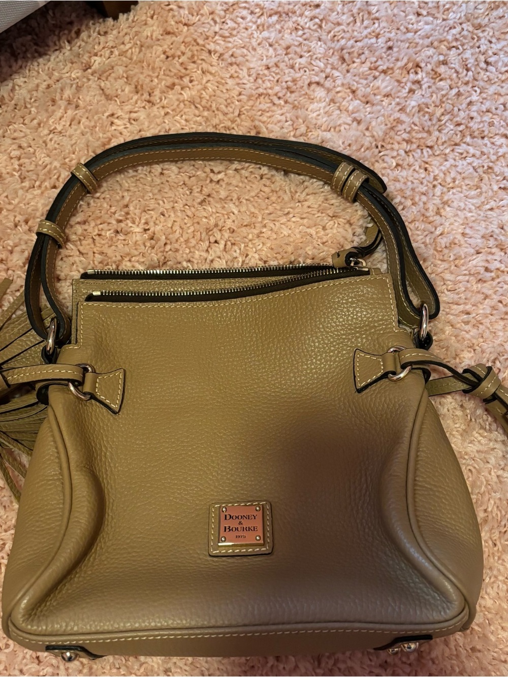 Dooney & Bourke Pebble Leather Shoulder Bag